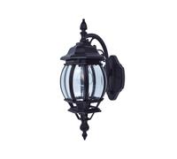 Lutec 5120202012 CANTERBURY IP23 E27 Outdoor Wall Lantern Light - Matt Black (Lamp Not Included)