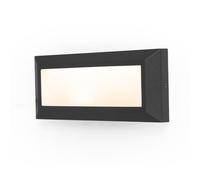 Lutec 5191605012 HELENA 11W IP54 LED Surface Mounted Brick Light 3000K - Matt Black