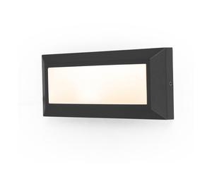 Lutec 5191605012 HELENA 11W IP54 LED Surface Mounted Brick Light 3000K - Matt Black