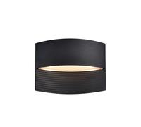 Lutec 5193201012 LOTUS 8.5W IP54 LED Outdoor Wall Light 3000K - Matt Black