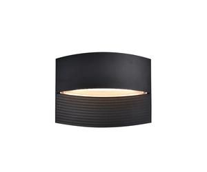 Lutec 5193201012 LOTUS 8.5W IP54 LED Outdoor Wall Light 3000K - Matt Black
