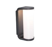 Lutec 5193602118 ADALYN 10.2W IP44 LED Outdoor Wall Light 3000K - Dark Grey