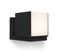 Lutec 5193803012 CUBA 9.5W IP54 LED Outdoor Wall Light c/w Adjustable Heads 3000K - Matt Black