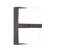 Lutec 5197401118 STELA 14W IP54 LED Outdoor Wall Light 3000K - Dark Grey