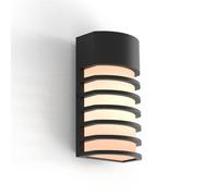 Lutec 5207601012 FULTON IP54 E27 Outdoor Wall Light - Matt Black (Lamp Not Included)