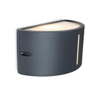 Lutec 6330401118 BONN IP54 E27 Outdoor Wall Light - Dark Grey (Lamp Not Included)