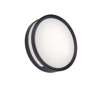 Lutec 6382201118 ROLA 11.6W IP54 LED Wall or Ceiling Light 3000K - Dark Grey