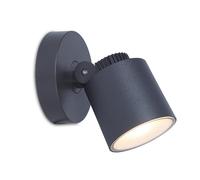 Lutec 6609202118 EXPLORER 3.5W IP54 LED Outdoor Wall Light 3000K - Dark Grey