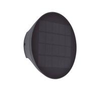 Lutec 6915601335 BELKA 9W IP54 LED Solar Hybrid Outdoor Wall Light 3000K - Dark Grey