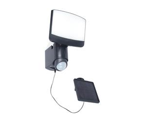 Lutec 6925601345 SUNSHINE 7.5W IP44 LED Solar Floodlight with PIR 5000K - Dark Grey
