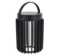 Lutec 6933701330 KOZY 2.8W IP44 LED Solar Outdoor Portable Table Lamp 4000K - Matt Black