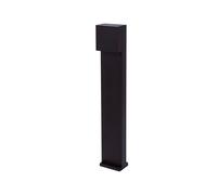 Lutec 7104002012 GEMINI XF 7.4W IP54 LED Outdoor Bollard Light 3000K - Matt Black
