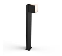 Lutec 7193802012 CUBA 12.2W IP54 LED Outdoor Bollard Light c/w Adjustable Heads 3000K - Matt Black