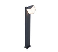 Lutec IP54 Cuba Integrated LED Bollard Light - Dark Grey