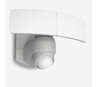 Lutec 7632201053 ARC 13W IP54 LED Twin Head Floodlight with PIR 5000K - White
