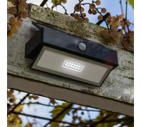 LUTEC ARROW LED solar outdoor wall lamp, Dark Grey, 18 cm, Motion Sensor, IP44