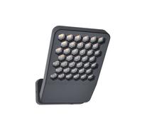LUTEC ATLANTIS LED outdoor wall light, dark grey, 22 cm, metal, IP54