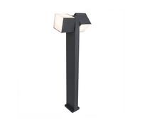 LUTEC Cuba Integrated LED Outdoor Bollard with adjustable heads