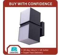 Lutec Cuba IP54 Twin LED 23w Wall light Anthracite Grey | 5193801118 [EEK: A+]