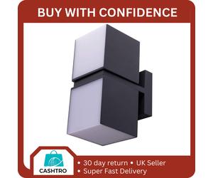 Lutec Cuba IP54 Twin LED 23w Wall light Anthracite Grey | 5193801118 [EEK: A+]