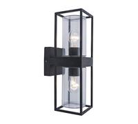 LUTEC Flair 5288804012 Außenwandleuchte LED E27 80W black (matt)