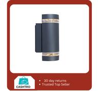 Lutec Focus Up & Down Wall Light - Dark Grey