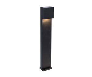 Lutec Gemini XF 650 LED Outdoor Bollard Light - Matt Black