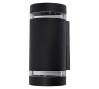 Lutec IP44 Focus Dusk to Dawn Wall Light - Matt Black