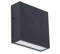 Lutec 5104002012 GEMINI XF 7.4W IP54 LED Outdoor Wall Light 3000K - Matt Black