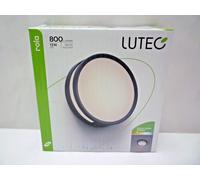 Lutec 6382201118 ROLA 11.6W IP54 LED Wall or Ceiling Light 3000K - Dark Grey