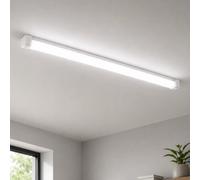 Lutec Moon Storm Led Batten Light 600mm 20W - 2400 Lumens, 3Cct 3000K/4000K/6500K, 120 Degree Beam Angle