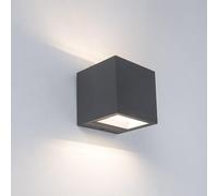 LUTEC Outdoor LED Modern Up Down Wall Light, Aluminum Anti-Rust Outside Indoor Wall Lamp, 850LM 4000K Cool White Exterior Wall Lantern, Waterproof for Front Door, Terrace, Garden, Bedroom