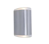 Lutec Path Led Outdoor Wall Light - Stainless Steel Up & Down Light - Ip54 Waterproof Exterior Lighting - 3000K Warm White 800Lm