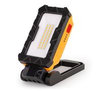LUTEC - Rechargeable Work Light, 1000 Lumens LED Magnetic Light with Magnetic Base and Hanging Hook, 360° Rotation and 200° Rotation for Car Repair, Emergency and Camping