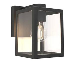 LUTEC Shiva ES/E27 Wall Light Black - IP44