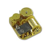 Lutèce Créations 18-note wind up musical mechanism for musical boxes or musical jewellery boxes : Hymne à l'amour (M. Monnot)