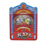 Lutèce Créations Animated music box/musical box in the shape of a theater made of chromolithographed metal with automatons on the theme of the toys - For Elise (L. v. Beethoven)