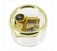 Lutèce Créations Paperweight musical box/music box made of acrylic glass with 18-note wind up musical mechanism - Once upon a december - Anastasia (Stephen Flaherty)