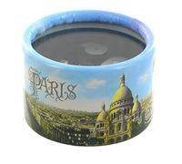 Lutèce Créations Paris Monuments Musical Box - Les Champs Elysées (Joe Dassin) - 18-Note Wind Up Mechanism - Approx. 2-3 Min Cycle - Small, Cardboard, Hand-Powered, No Batteries, Unisex, All Ages