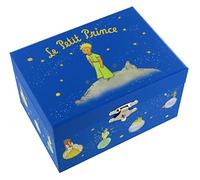 Lutèce Créations Wooden musical jewellery box/music box for jewels with spinning Little Prince and fox and 18-note wind up musical mechanism - Amélie Poulain's waltz - Amélie (Yann Tiersen)