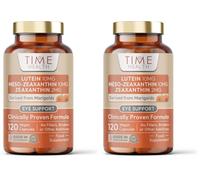 Lutein 10mg, Meso-zeaxanthin & Zeaxanthin - 120 Capsules - UK Made (Pack of 2)