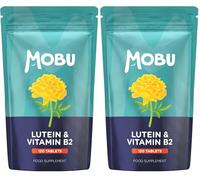 Lutein 50mg and Vitamin B2 | 120 Tablets | Vision Support | Eye Care Supplement | Eye Vitamins | Vegan GMP Approved | MOBU UK (Pack of 2)