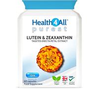 Lutein and Zeaxanthin 25mg 60 Capsules, 2 Months Supply, Vision Support | Purest Natural Marigold Extract, Eye Health Supplement | Made in UK by Health4All