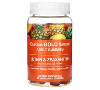 Lutein and Zeaxanthin Gummies, Tropical, 90 Vegetarian Gummies, California Gold Nutrition