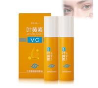 Lutein Anti Wrinkle Eye Essence 2Pcs, VC Rollerball Eye Serum Brightening Eye Cream, Reducing Dark Circles and Fine Lines Anti Aging Firming Essence