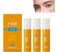 Lutein Eye Essence Oil, VC Lutein Eye Essence Oil, Eye Serum Oil Solution Roller Ball, Roller Balls for Essential Oils, Eye Care Bundle for All Skin Types (3pcs)
