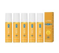 Lutein Eye Essence Oil, VC Rollerball Eye Serum, Firming The Skin Around The Eyes, No Irritation, Improve Skin Tone, Reduce Dark Circles and Puffy Eyes, Anti Wrinkle Eyes Cream (10ml, 5)