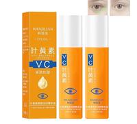 Lutein Eye Essence Oil, Vitamin C Lutein Eye Contour Essence Roller Oil, Brightening the Eyes Area, Reducing Eyes Bags, Dark Circles, Lutein Roller Ball Nourishing for Women Men (2)