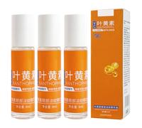 Lutein Eye Essence Oil,Vitamin C Lutein Wrinkle Oil for Dark Circles and Puffiness,Anti-Wrinkle Rollerball Serum for Tightening,Smoothing&Brightening Eye Round Skin (One Size, 3Pcs)