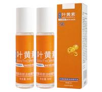 Lutein Eye Essence Oil,Vitamin C Lutein Wrinkle Oil for Dark Circles and Puffiness,Anti-Wrinkle Rollerball Serum for Tightening,Smoothing&Brightening Eye Round Skin (One Size, 2Pcs)